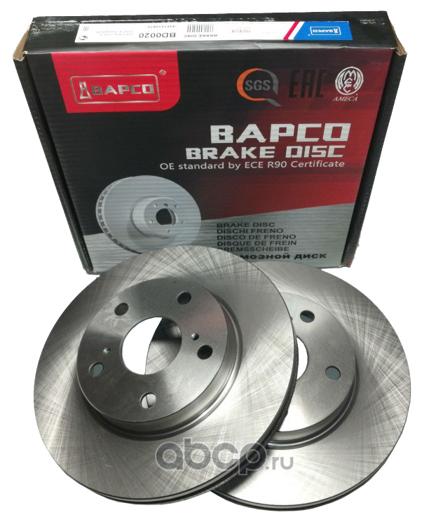 

BAPCO BD0020 Диск тормозной передний вентилируемый, BD0020