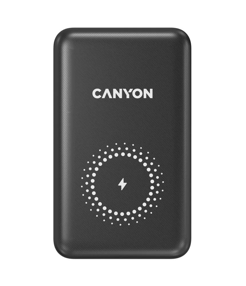 

Аккумулятор внешний Canyon PB-1001B черный 10000 mAh, 18W PD+QC 3.0+10W