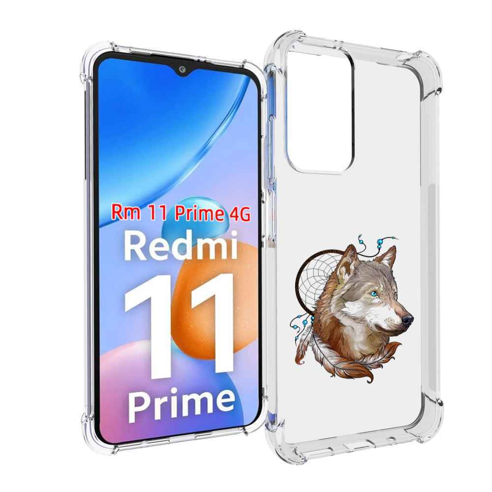 

Чехол MyPads волк и ловец снов для Xiaomi Redmi 11 Prime 4G, Прозрачный, Tocco