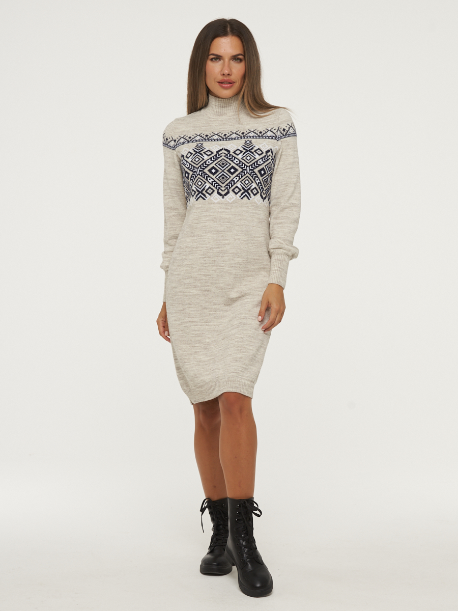 

Платье женское VAY 5232-2490 бежевое 50 RU, 5232-2490