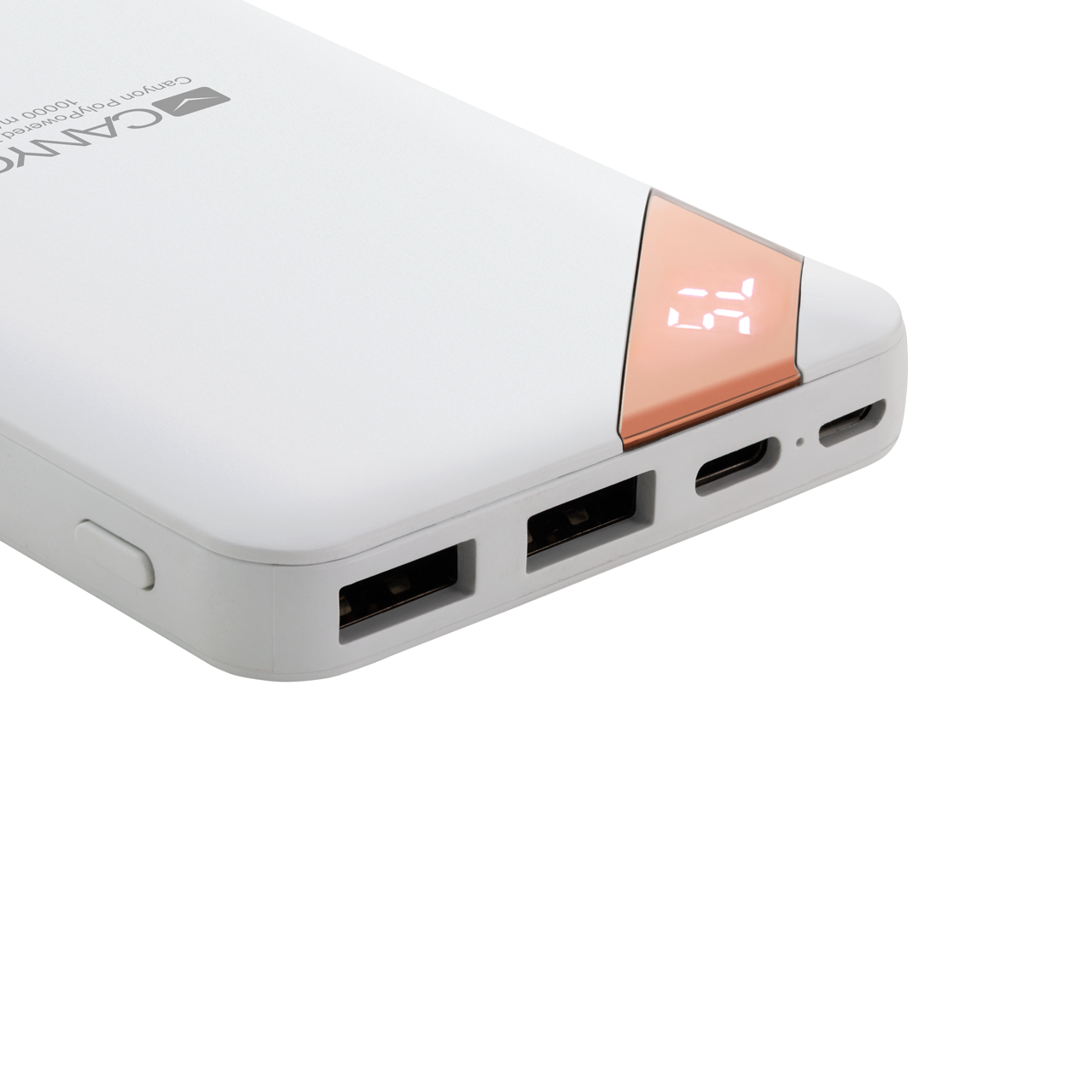 

Аккумулятор внешний Canyon PB-102 белый 10000 mAh, дисплей