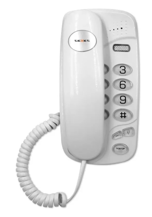 

Проводной телефон TeXet TX 238 белый, TX 238
