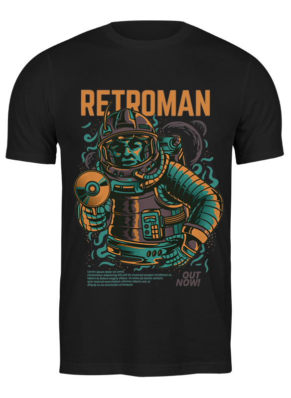 

Футболка мужская Printio Retroman 2588379 черная XL, Черный, Retroman 2588379