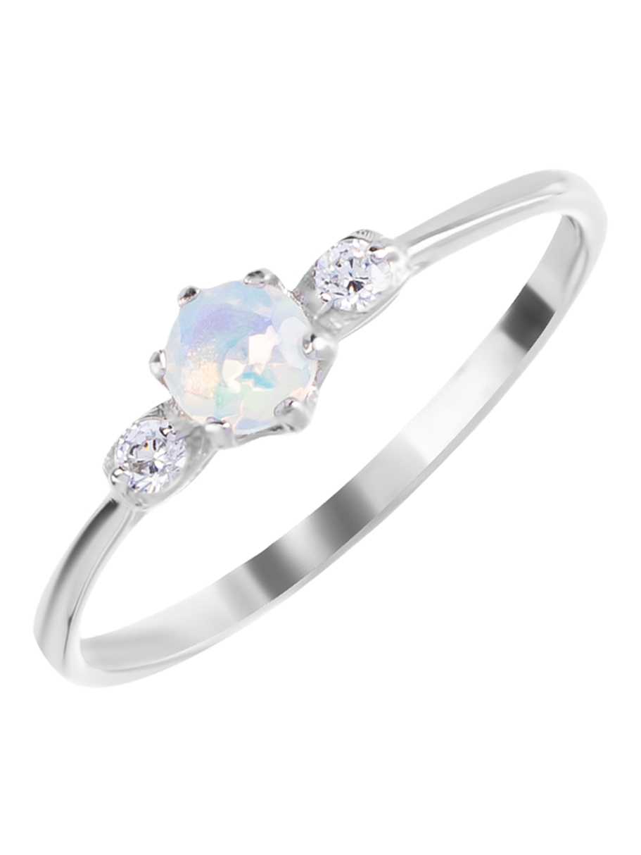 

Кольцо из серебра р. , Lair R-90163-WOP, опал\фианит, R-90163-WOP