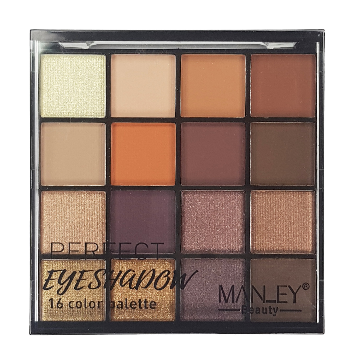 Палетка теней для глаз Manley Beauty Ultimate Eyeshadow Palette, 16 оттенков, набор 02 палетка теней для век 6 оттенков pro eyeshadow palette 6 color e104 04 love in new york 4 0 8 г