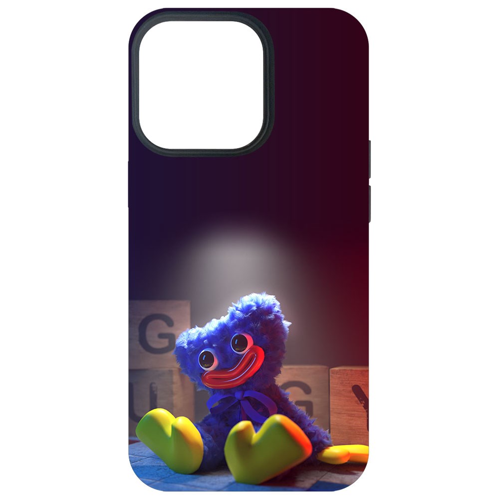 

Чехол-накладка Софт Хаги Ваги игрушка для iPhone 13 Pro, Черный