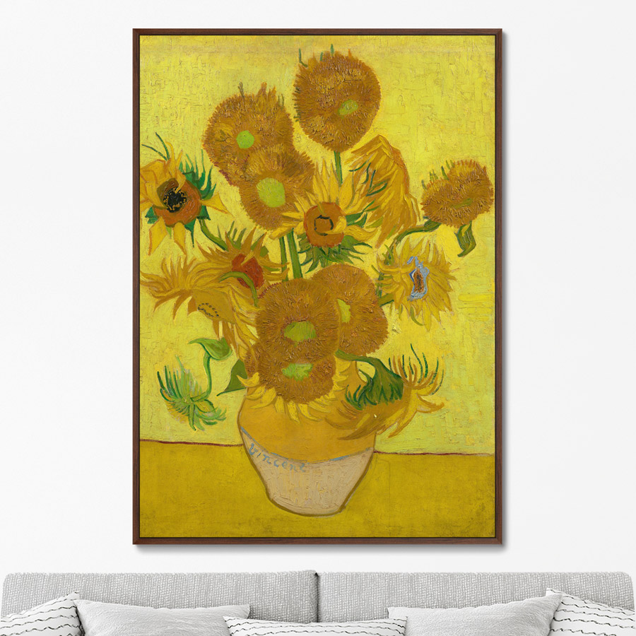 

Репродукция картины на холсте Sunflowers 1889г. Размер картины: 75х105см