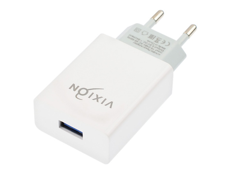 

Зарядное устройство Vixion L4i 1xUSB 1A + кабель Lightning 1m White GS-00015721, L4i