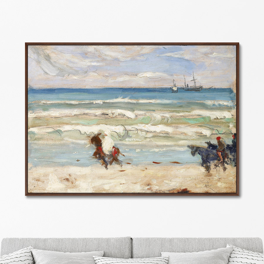 

Репродукция картины на холсте Beach scene Tangier 1906г. Размер картины: 75х105см