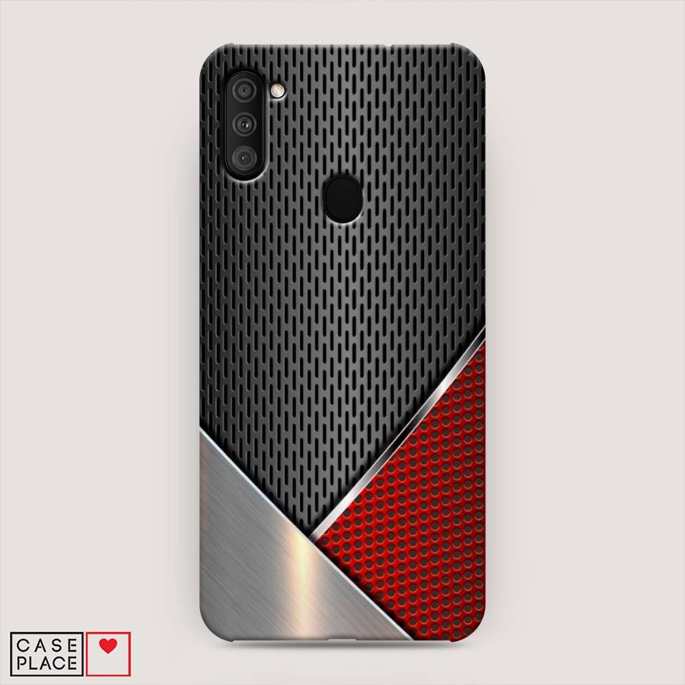 

Пластиковый чехол "Стальной металл" на Samsung Galaxy A11, 2100120-2