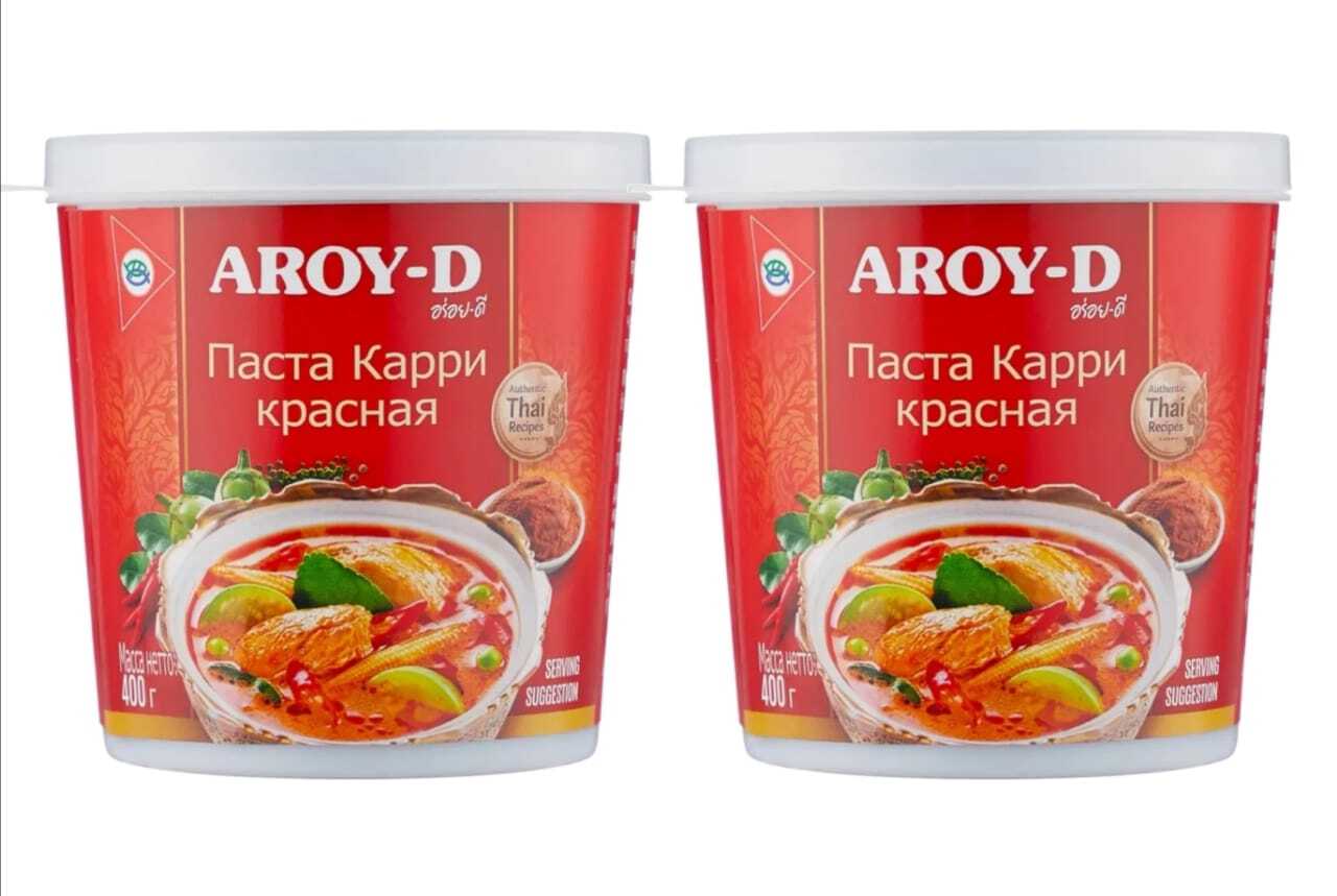 

Паста Aroy-D Карри красная, 400 г х 2 шт