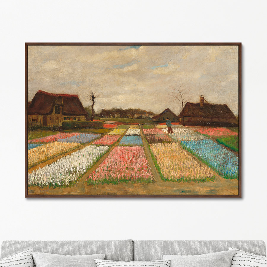 

Репродукция картины на холсте Flower beds in Holland 1883г. Размер картины: 75х105см