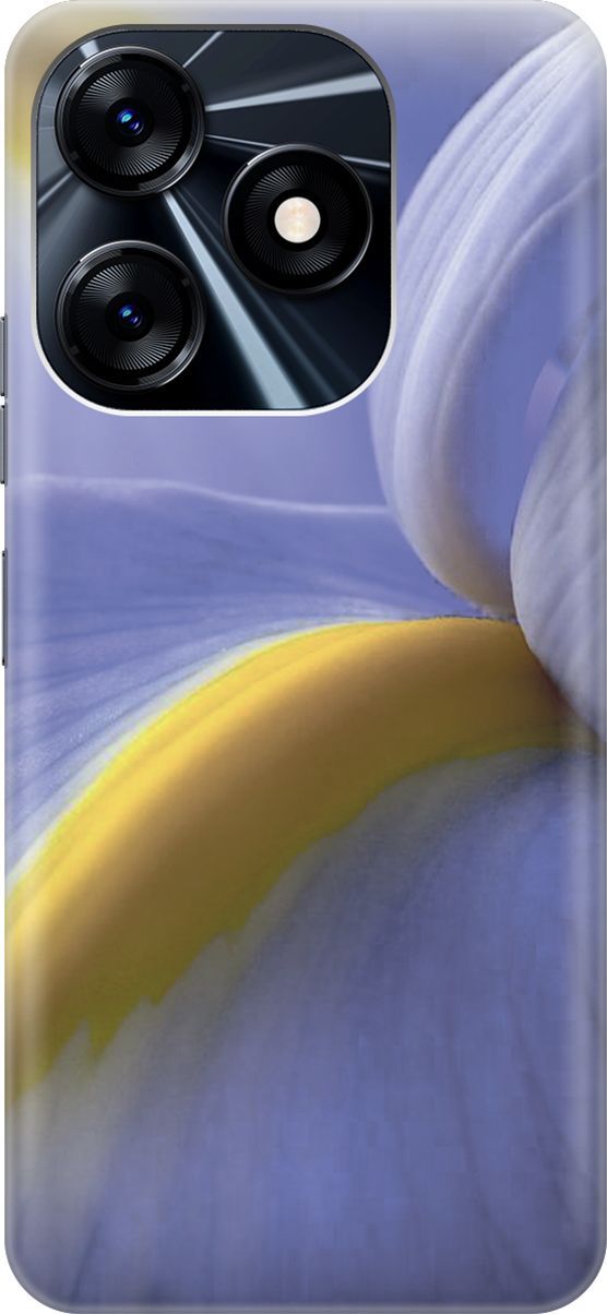 

Силиконовый чехол на Tecno Spark 10 "Синяя калла", Желтый;фиолетовый, 159540
