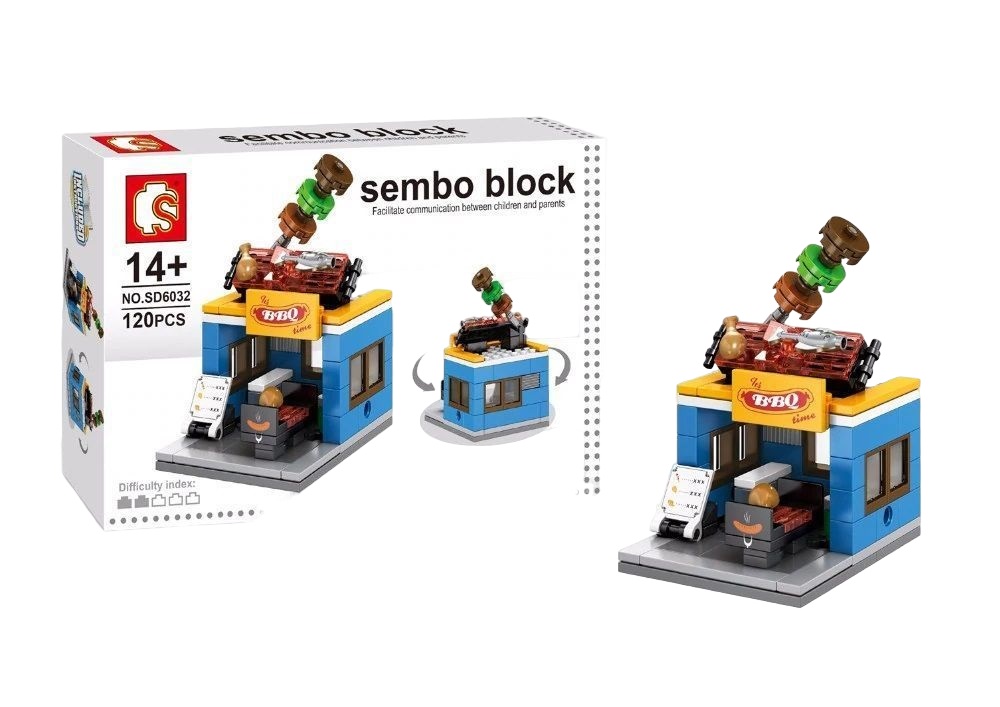 

Конструктор SEMBO BLOCK MINI WORLD (НАЗВАНИЕ: BBQ, АРТИКУЛ: SD6032), 00103985