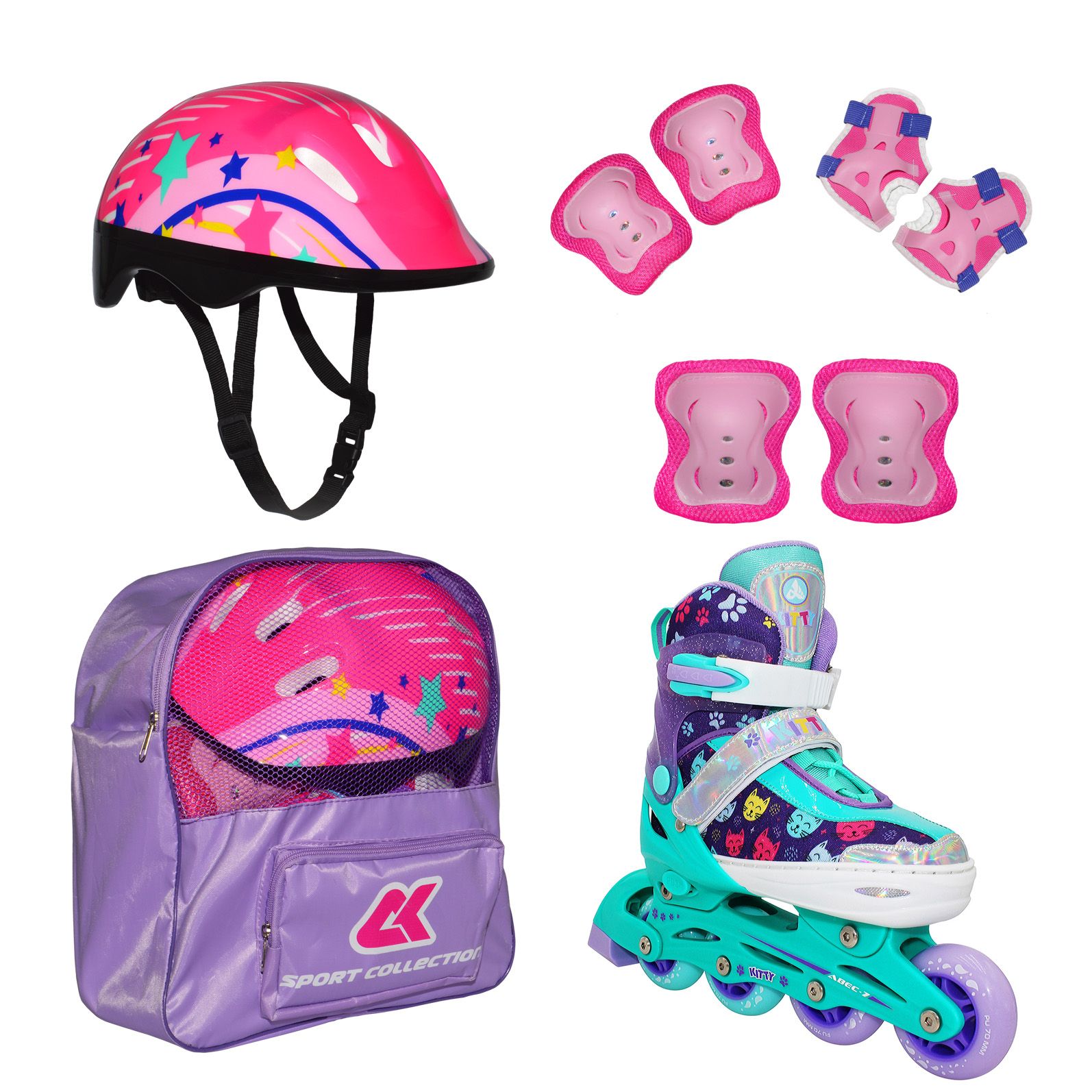 Роликовый комплект Sport Collection Set Kitty Mint XS