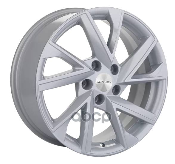 

Колесный диск Khomen Wheels KHW1714 (FS) 7xR17 ET40 5*114.3 D66.1, Серебристый