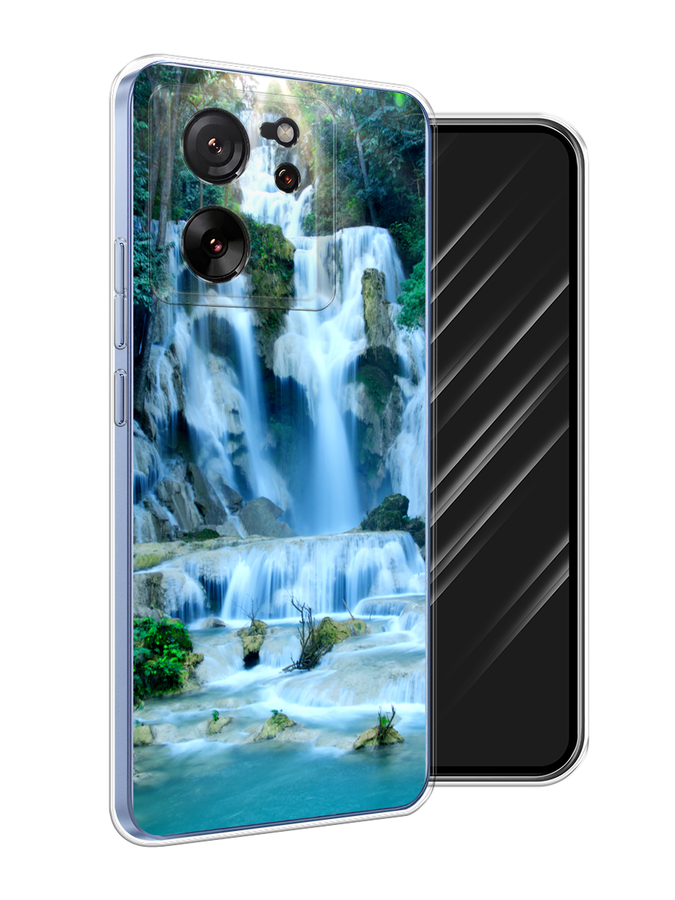 

Чехол Awog на Xiaomi 13T Pro Про "Водопад 8", Голубой;зеленый, 319950-1