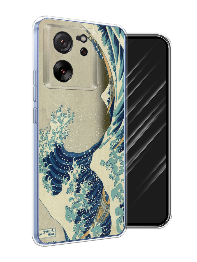 

Чехол Awog на Xiaomi 13T Pro Про "Большая волна в Канагаве", Серый;синий;голубой, 319950-1