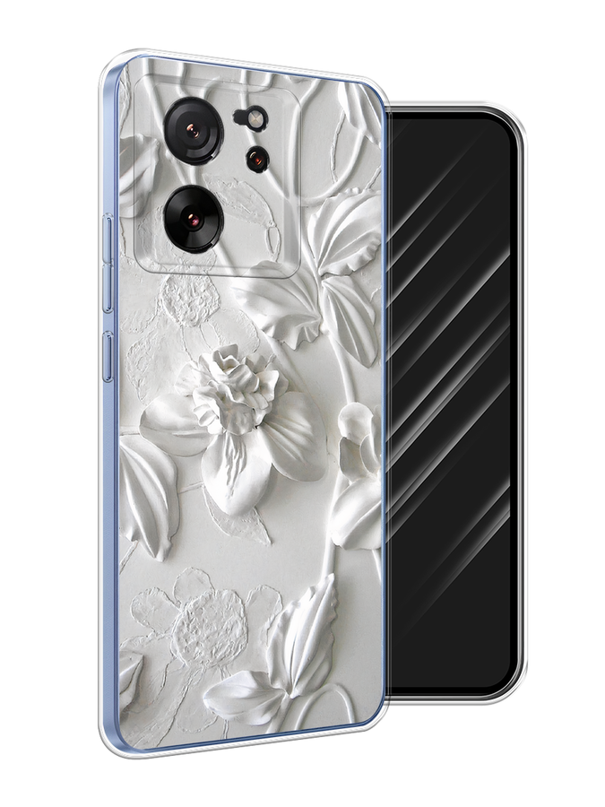 

Чехол Awog на Xiaomi 13T Pro Про "Гипсовые цветы", Бежевый;коричневый;серый, 319950-1