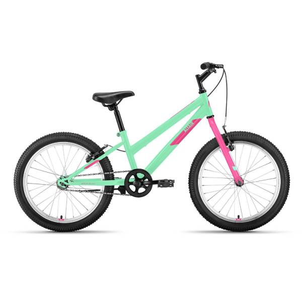 фото Велосипед 20 forward altair mtb ht low (1-ск.) 2022 (рама 10.5) мятный/розовый nobrand