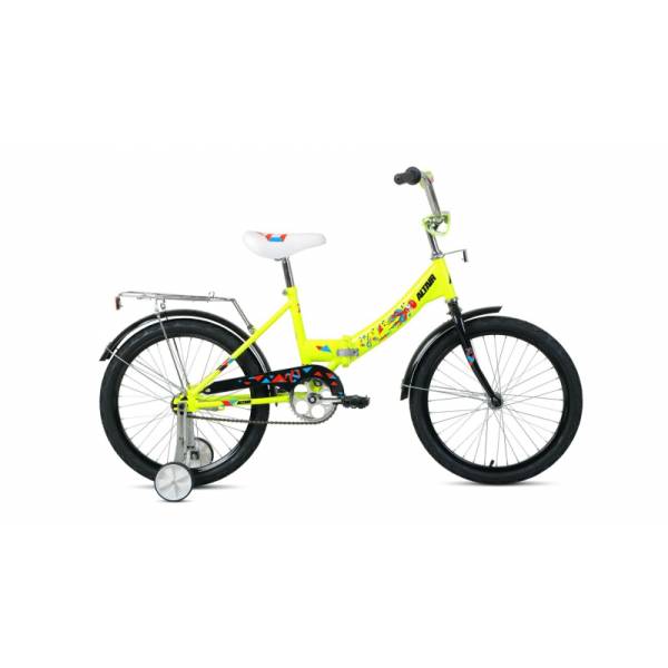 Велосипед 20 FORWARD ALTAIR KIDS COMPACT (1-ск.) 2022 яркий/зеленый