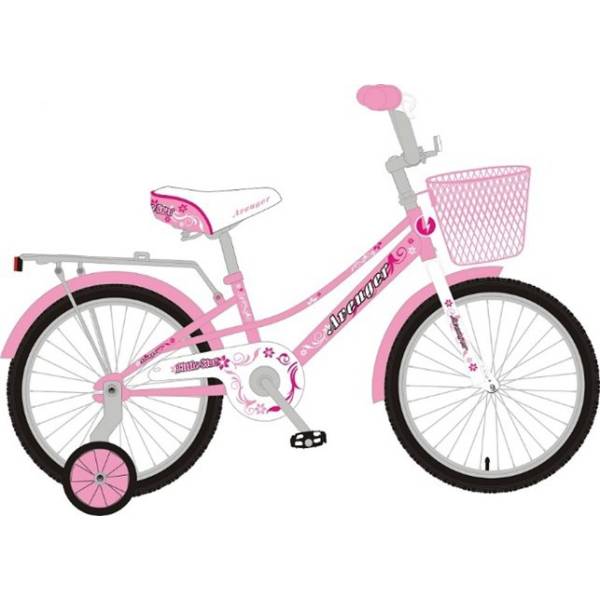фото Велосипед 16 avenger little star розовый/белый