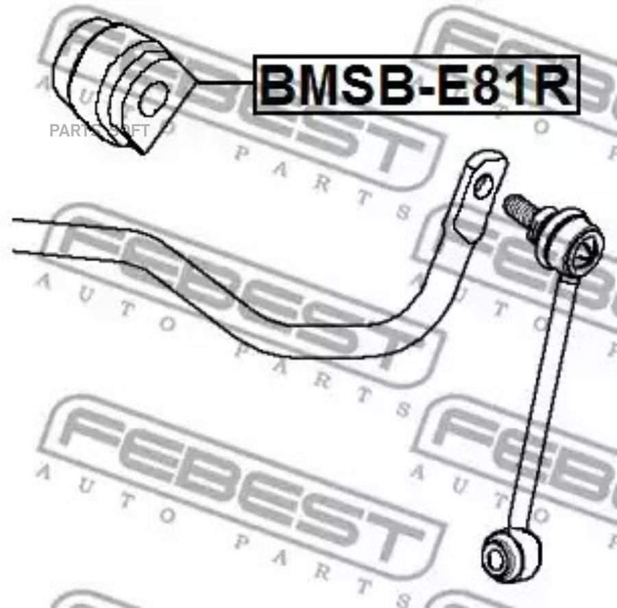 

Втулка зад. стабил. bmw 3 e90/e91 2004-2012 d13