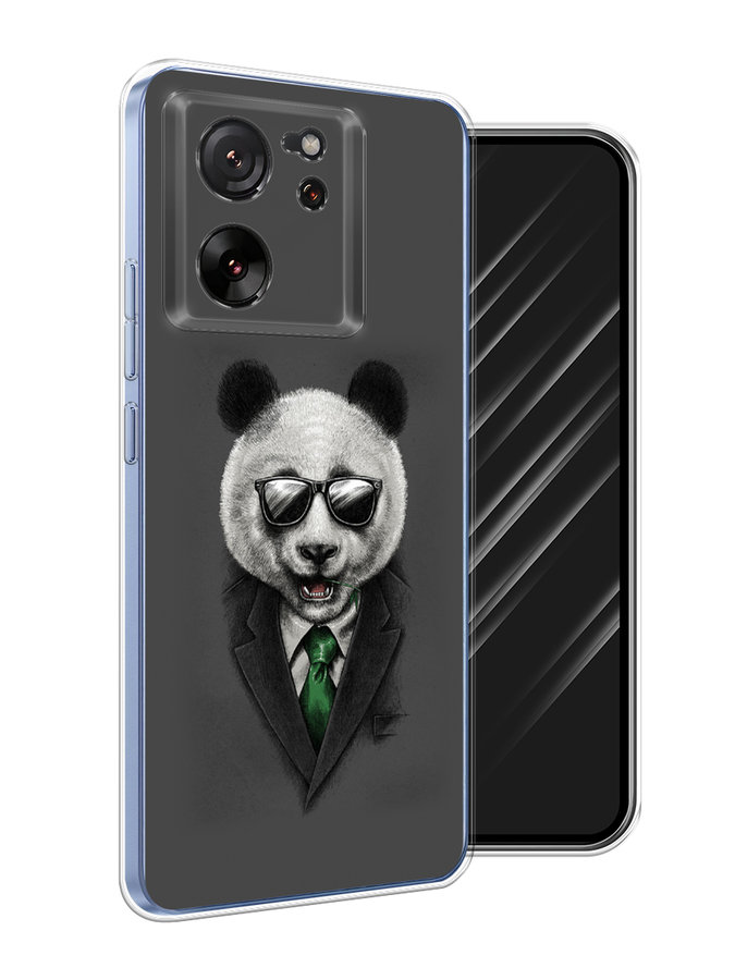 

Чехол Awog на Xiaomi 13T Pro Про "Деловая панда", Серый;зеленый, 319950-1