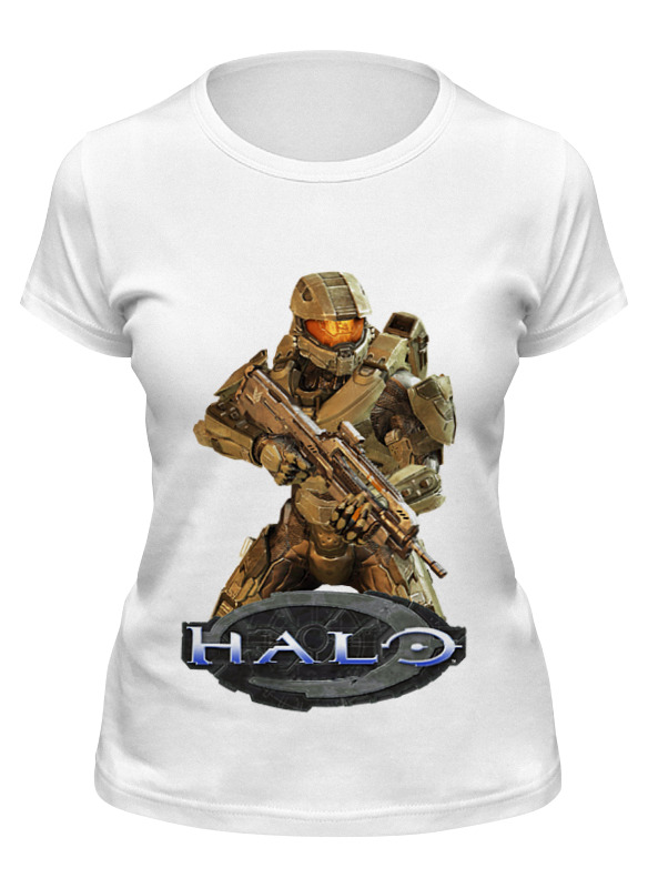 

Футболка женская Printio Halo 4 белая S, Белый, Halo 4