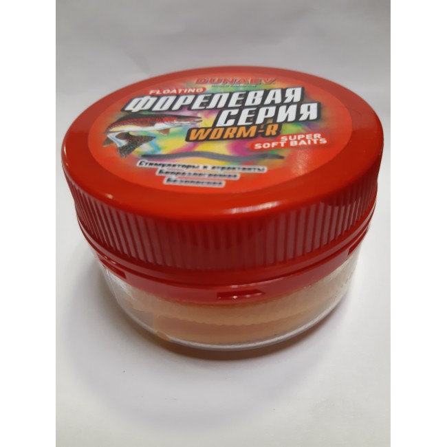 

DUNAEV Приманка DUNAEV DT-WORM-R 4" (DTWR4-302 / 4" / cheese cheese), Желтый