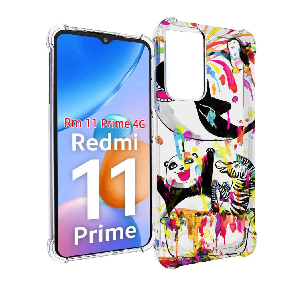 

Чехол MyPads Хиппи кит для Xiaomi Redmi 11 Prime 4G, Прозрачный, Tocco