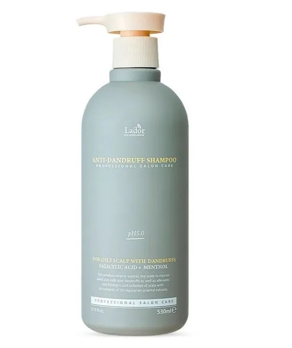 Шампунь La'dor Anti Dandruff Shampoo слабокислотный против перхоти, 530 мл