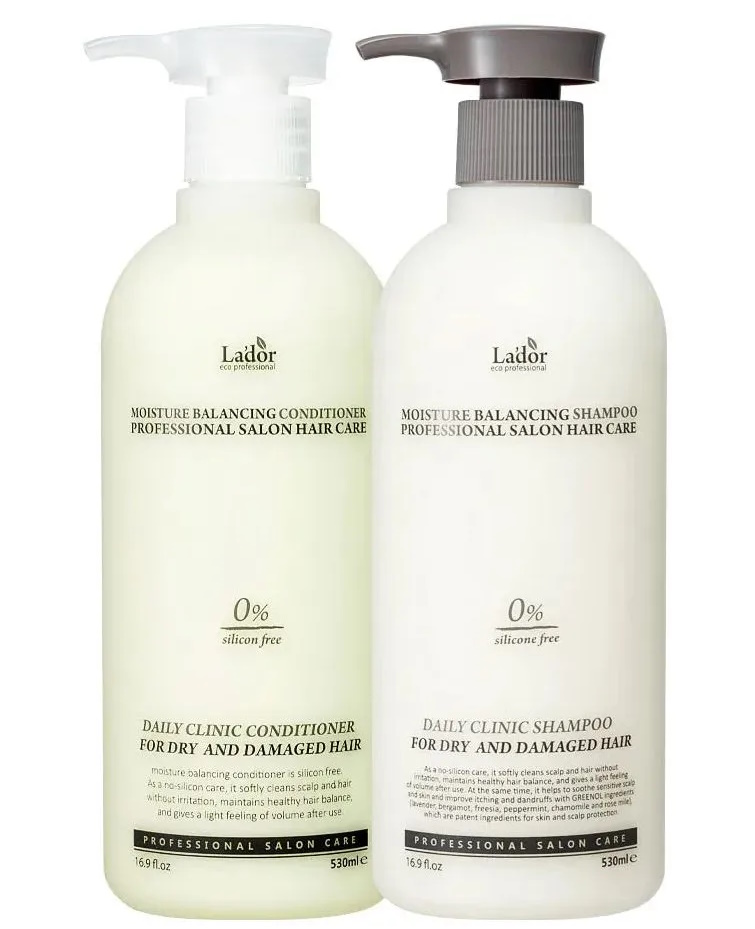 

Шампунь и кондиционер La'dor Moisture Balancing Shampoo and Conditioner, 2х530 мл