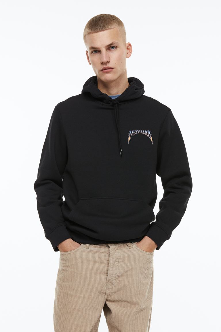 

Худи мужское H&M 0846933109 черное S (доставка из-за рубежа), Черный, 0846933109