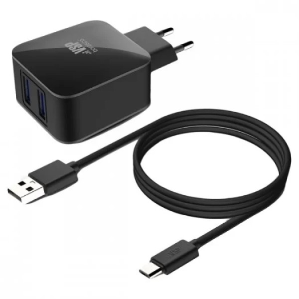 Кабель micro usb - usb NoBrand 20649 1 м черный