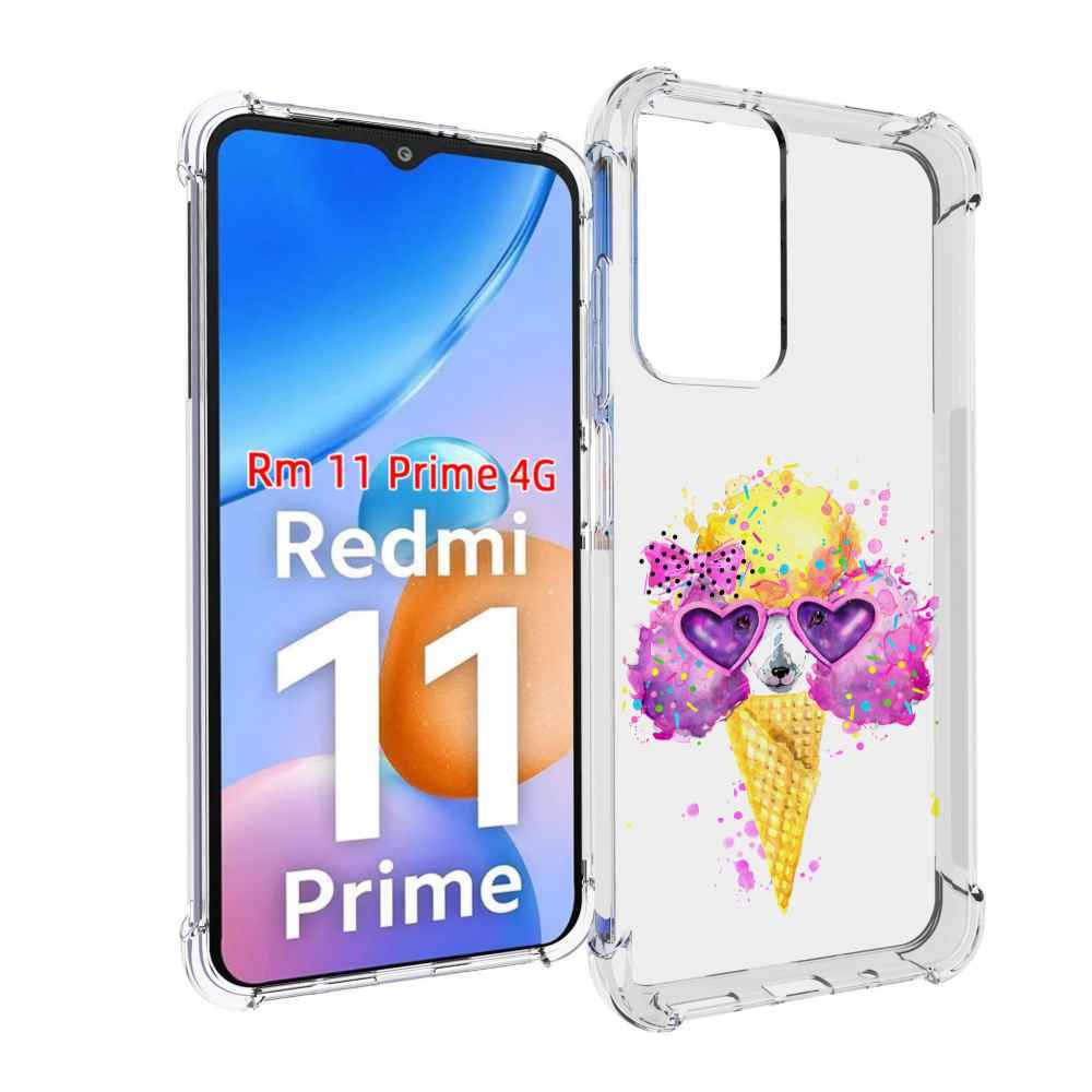 

Чехол MyPads Рожок для Xiaomi Redmi 11 Prime 4G, Прозрачный, Tocco