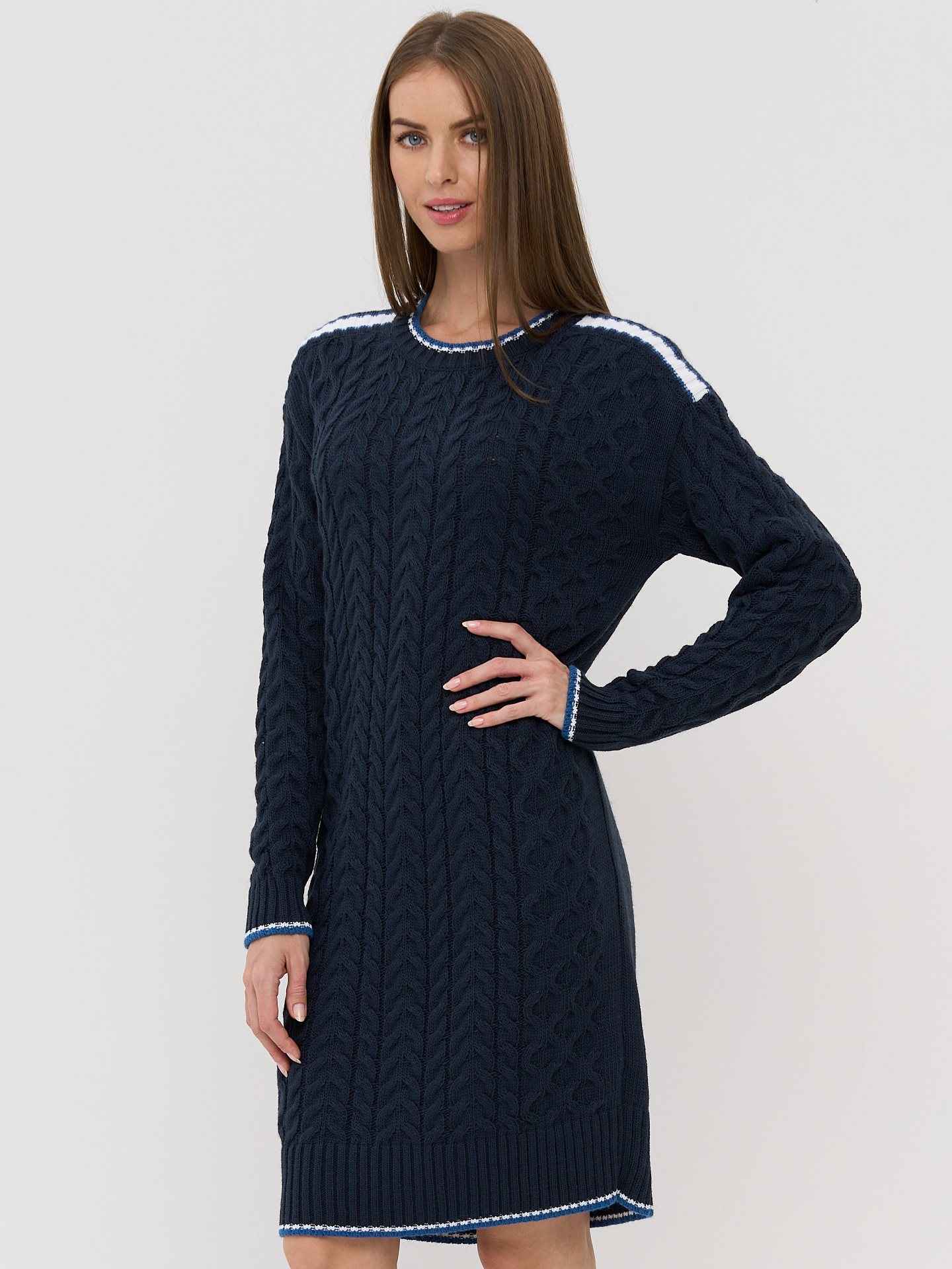 

Платье женское BE YOU 7232-20026 синее 48 RU, 7232-20026