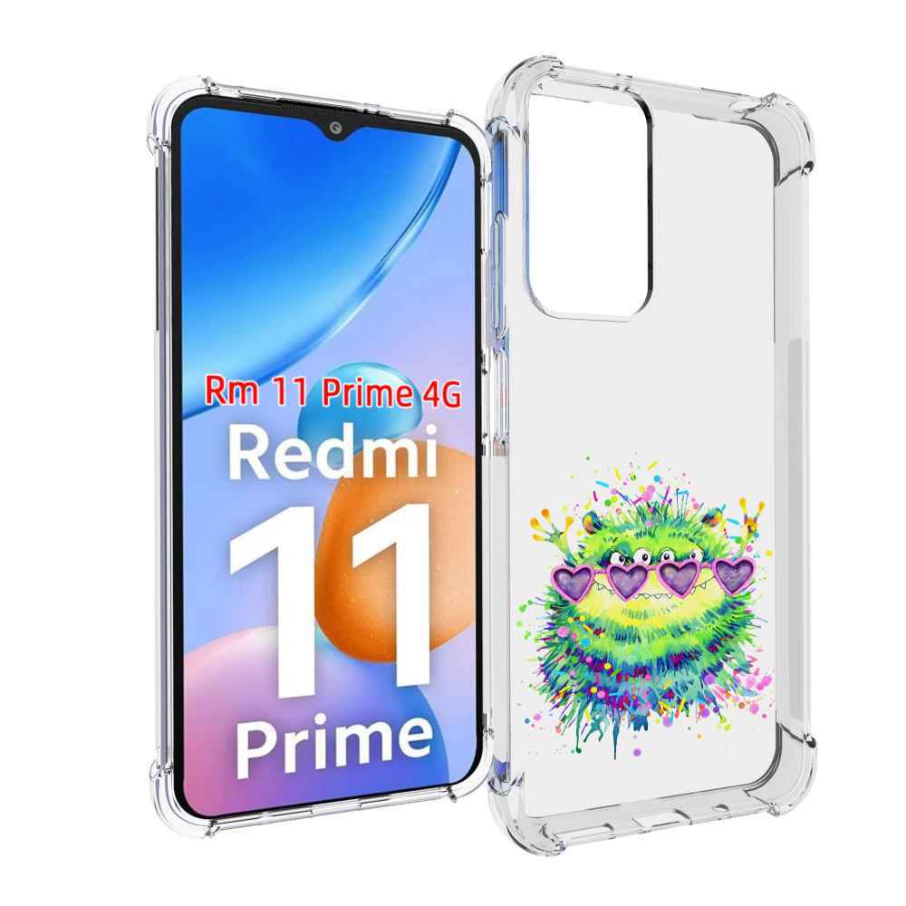 

Чехол MyPads Пушистый персонаж для Xiaomi Redmi 11 Prime 4G, Прозрачный, Tocco