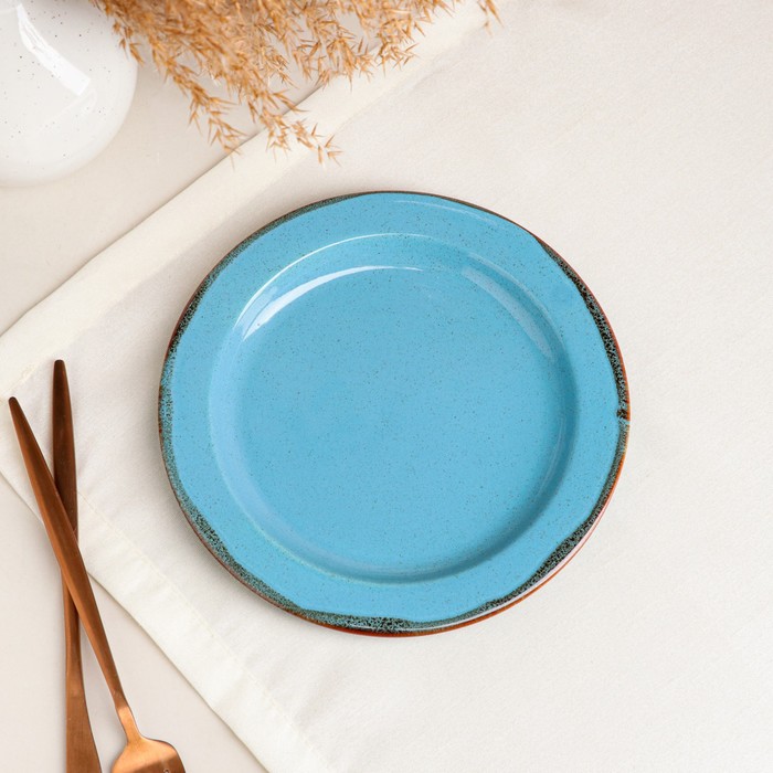 

Тарелка Плоская, с бортом, лофт, диаметр 19 см