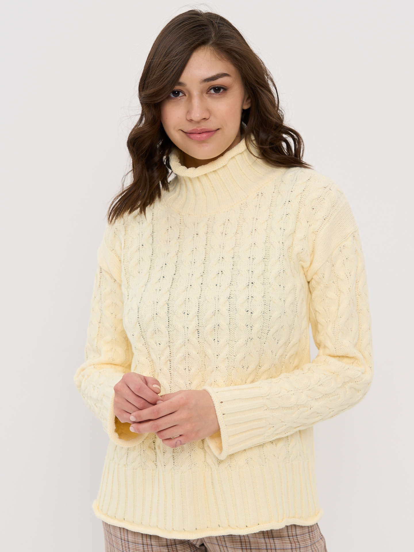 

Свитер женский VAY 5232-41092 белый 46 RU, 5232-41092
