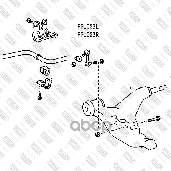 

FIXAR FP1083L Тяга стабилизатора передняя левая