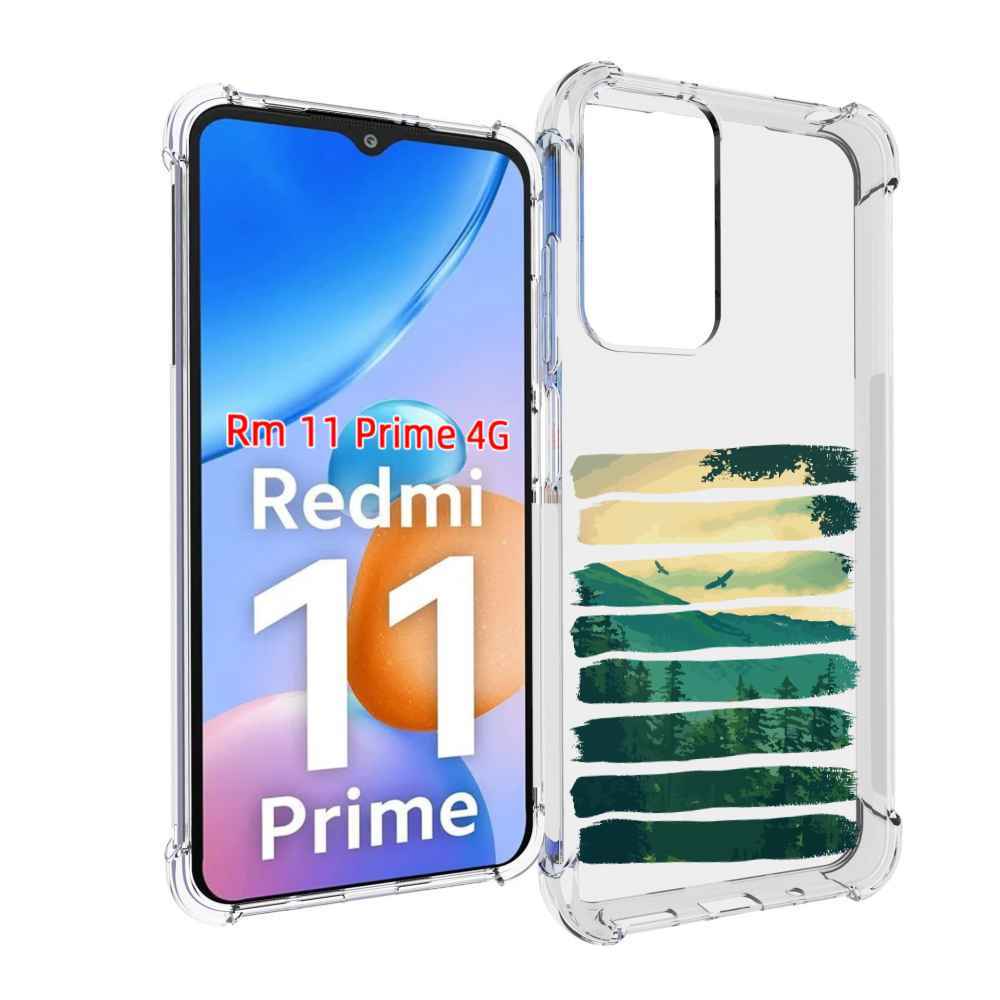 

Чехол MyPads Лесная чаща для Xiaomi Redmi 11 Prime 4G, Прозрачный, Tocco