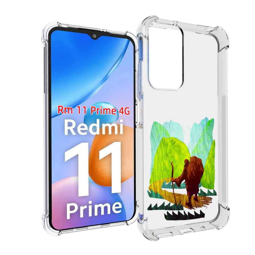 

Чехол MyPads Лесная тропа для Xiaomi Redmi 11 Prime 4G, Прозрачный, Tocco
