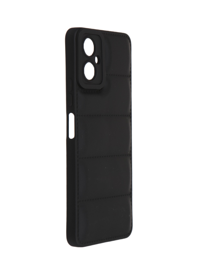 фото Чехол df для tecno camon 19 neo puffy silicone black tjacket-04 df-group