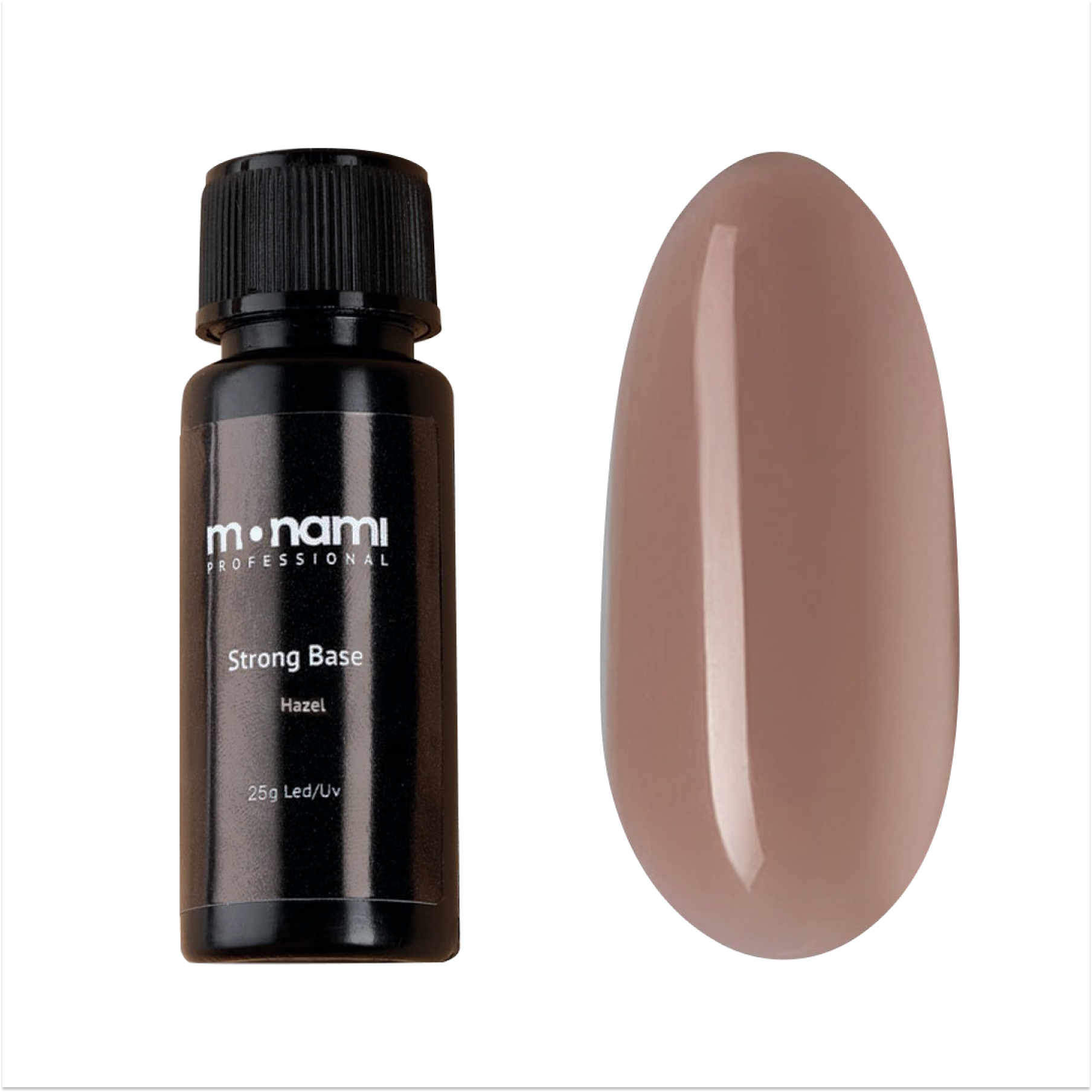 

База для маникюра Monami Professional Strong Вase Hazel камуфлирующая коричневая 25 г