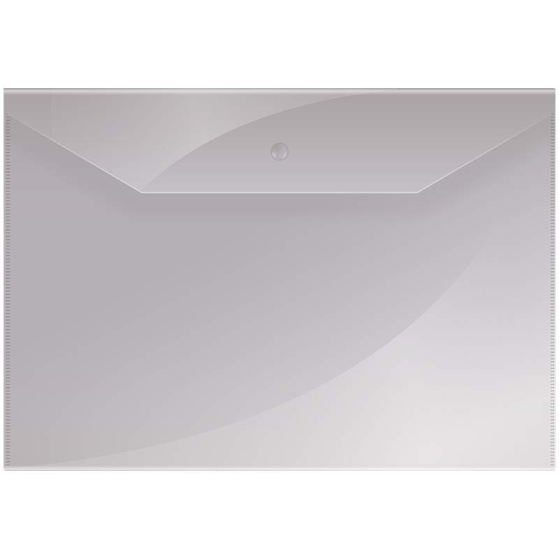 

Папка-конверт на кнопке OfficeSpace 162526, 20 штук, Прозрачный