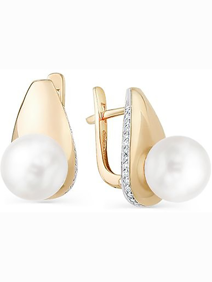 

Серьги из красного золота Master Brilliant 2-106-853-28, жемчуг культивированный/бриллиант, 2-106-853-28