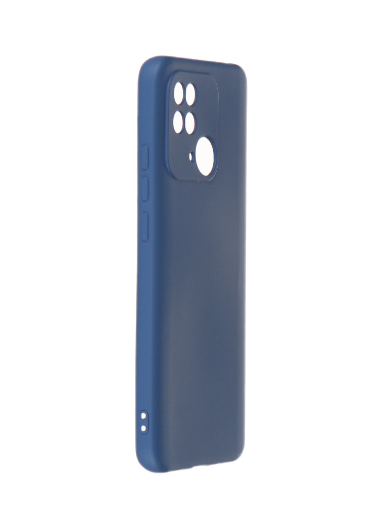 фото Чехол neypo для xiaomi redmi 10c silicone case 2.0mm dark blue nsc53053