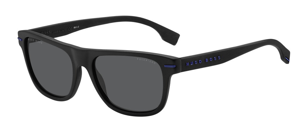 Солнцезащитные очки мужские HUGO BOSS 1322/S MTBLKBLUE черные