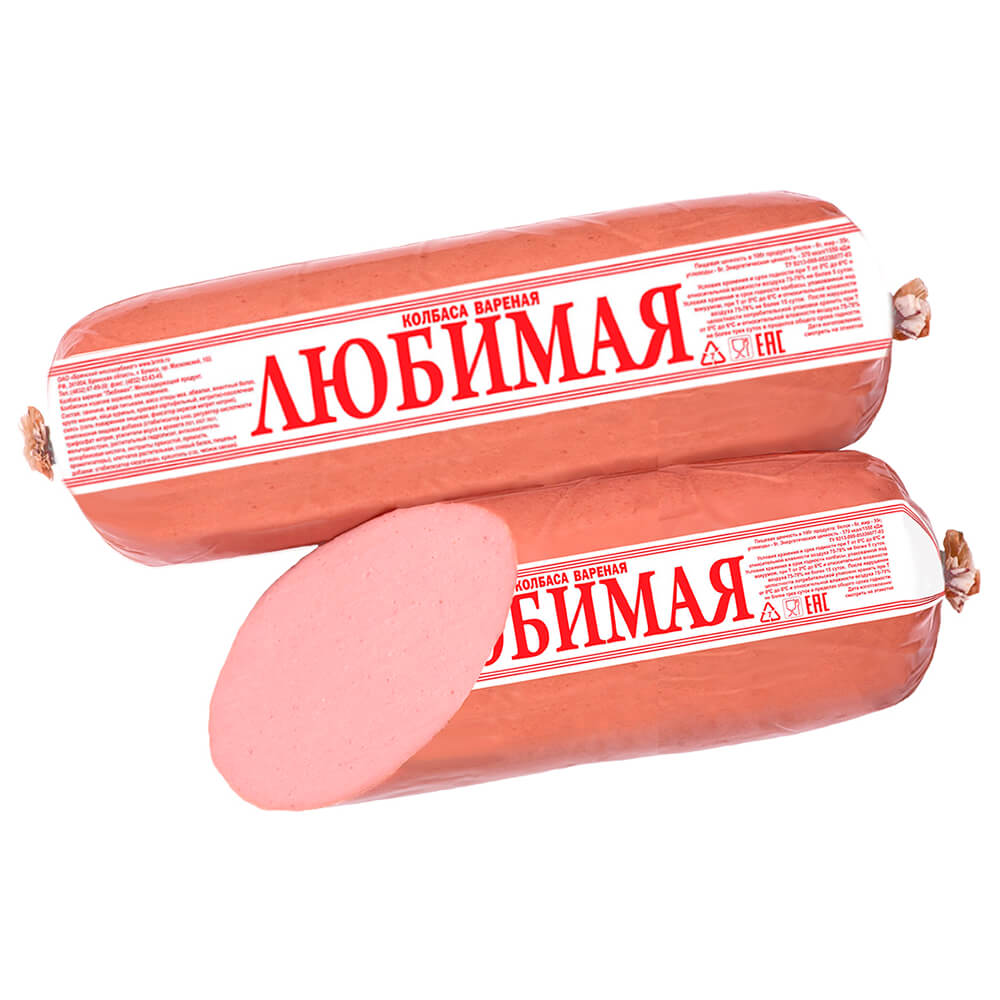 

Колбаса Брянский мясокомбинат Любимая со шпиком вареная